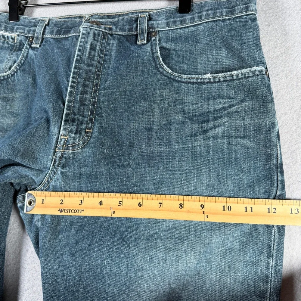 Banana Republic Mens Boot Cut Jeans Blue Medium Wash 36x34 232875-00